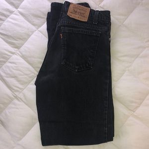 Levi’s 550 Black High Rise Mom Jeans